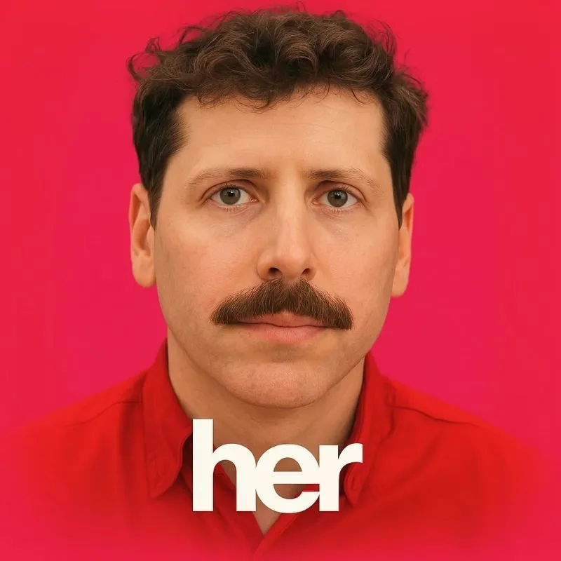 Sam Altman stars in the movie Her